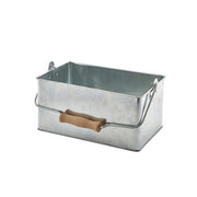 Galvanised Steel Rectangular Table Caddy 24.5x15.5x12.5cm - BESPOKE 77