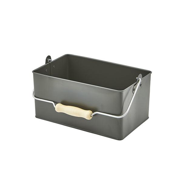 Rectangular Table Caddy 24.5 x 15.5 x 12.5cm Dark Olive - BESPOKE 77