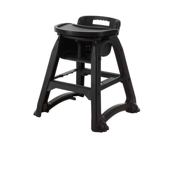 GenWare Black PP Stackable High Chair - BESPOKE 77