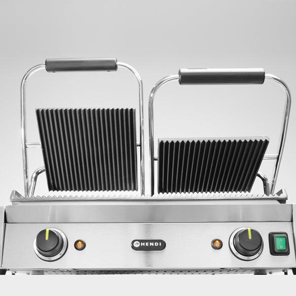Hendi Double Ribbed Contact Grill - BESPOKE 77