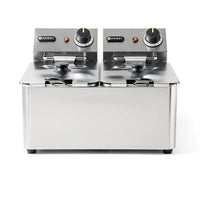 Hendi Twin Tank Electric Fryer 2 x 4L - BESPOKE 77