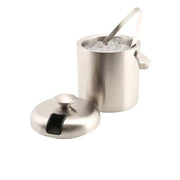 Genware Insulated St/St Ice Bucket&Tong 1.2L - BESPOKE 77