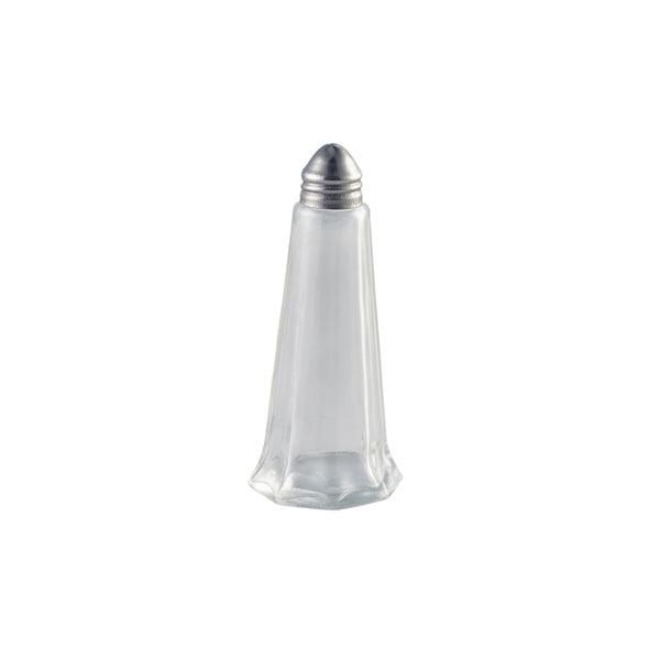 Glass Lighthouse Salt Shaker Silver Top - BESPOKE 77