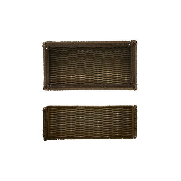 Foldable Polywicker GN1/3 Basket 32.5 x 17.6 x 10cm - BESPOKE 77