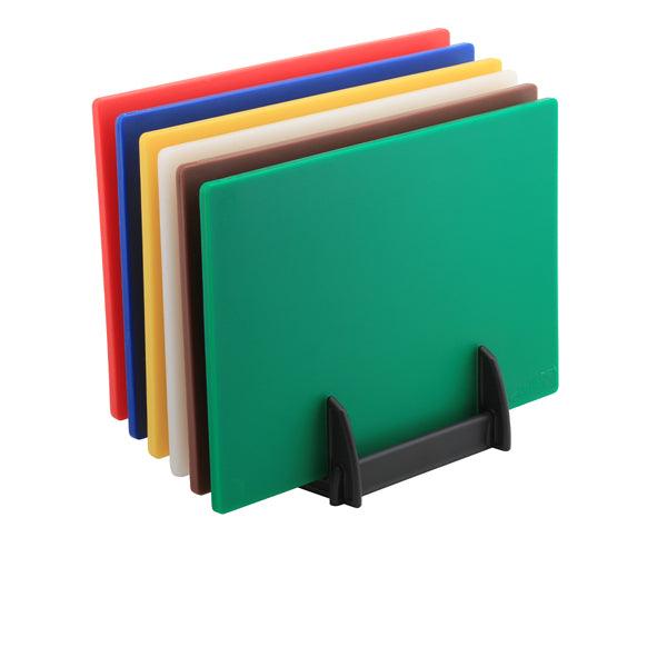 GenWare Low Density Chopping Board And Rack Set 18 x 12 x 0.5" - BESPOKE 77