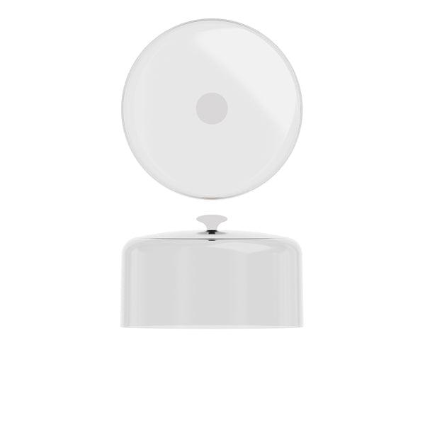Clear PC Dome Lid With White Handle 26.5 x 16.2cm - BESPOKE 77