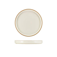 GenWare Kava White Stoneware Presentation Plate 18cm - BESPOKE 77