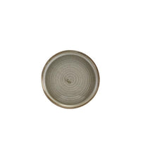 Terra Porcelain Grey Low Presentation Plate 14cm - BESPOKE 77