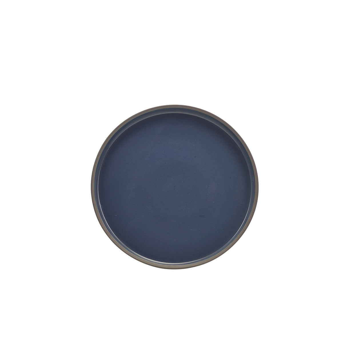 Kava blue porcelain presentation plate 25cm