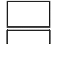 Black Luxor Metal GN1/1 Riser 53 x 32.5 x 17cm - BESPOKE 77