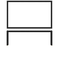 Black Luxor Metal GN1/1 Riser 53 x 32.5 x 17cm - BESPOKE 77