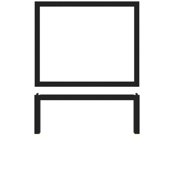 Black Luxor Metal GN1/2 Riser 32.5 x 26.5 x 12cm - BESPOKE 77