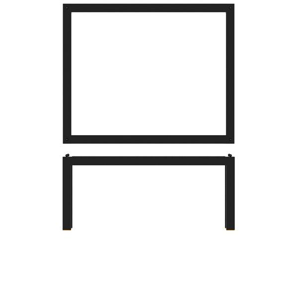 Black Luxor Metal GN1/2 Riser 32.5 x 26.5 x 17cm - BESPOKE 77