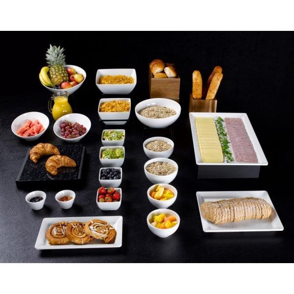 White Melamine Platter GN 1/1 Size 53 X 32cm - BESPOKE 77