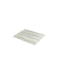 White Wash Wood Effect Melamine Platter GN 1/2 - BESPOKE 77