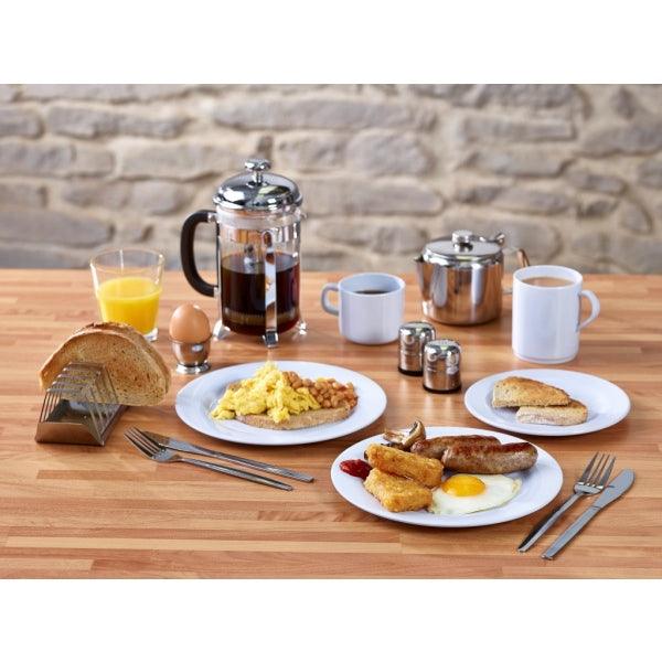 Genware 7" Melamine Plate White - BESPOKE 77