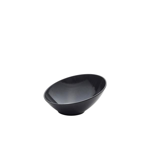 Black Melamine Slanted Buffet Bowl 21 x 20 x 10cm - BESPOKE 77