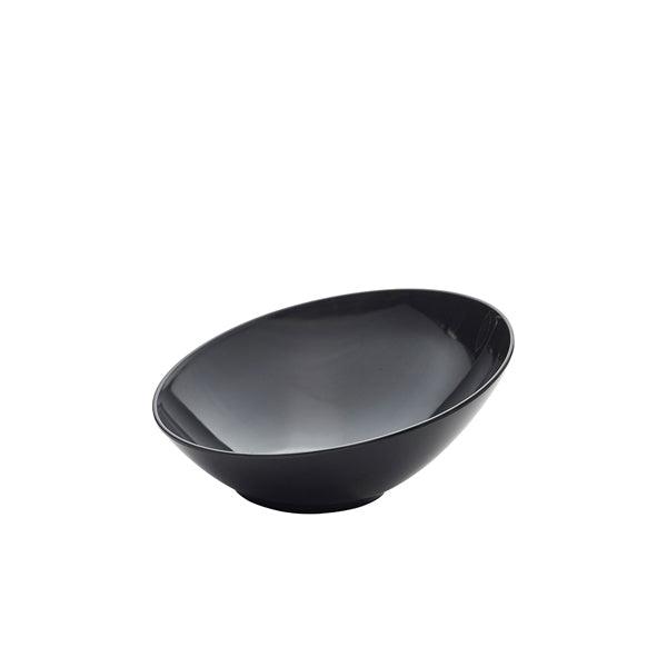 Black Melamine Slanted Buffet Bowl 30 x 29 x 13cm - BESPOKE 77