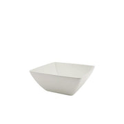 White Melamine Curved Square Bowl 26.2cm - BESPOKE 77