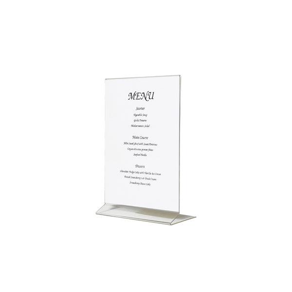 Acrylic Menu Holder A5 Size - BESPOKE 77