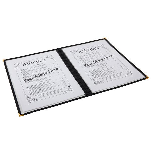 American Style Clear Menu Holder - 2 Page - BESPOKE 77