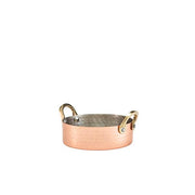 Mini Hammered Copper Plated Casserole Dish 12 x 3.5cm - BESPOKE 77