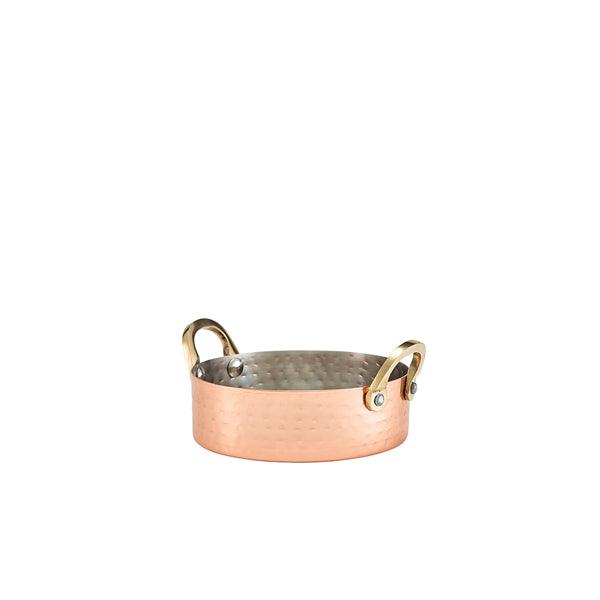 Mini Hammered Copper Plated Casserole Dish 12 x 3.5cm - BESPOKE 77