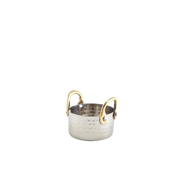 Mini Hammered St/St Casserole Dish 7.5 x 4cm - BESPOKE 77