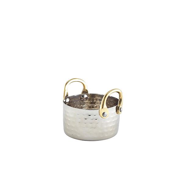 Mini Hammered St/St Casserole Dish 9.2 x 5cm - BESPOKE 77