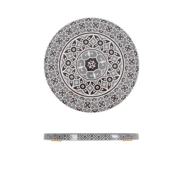 Grey Marrakesh Melamine Round Slab 28.5cm - BESPOKE 77