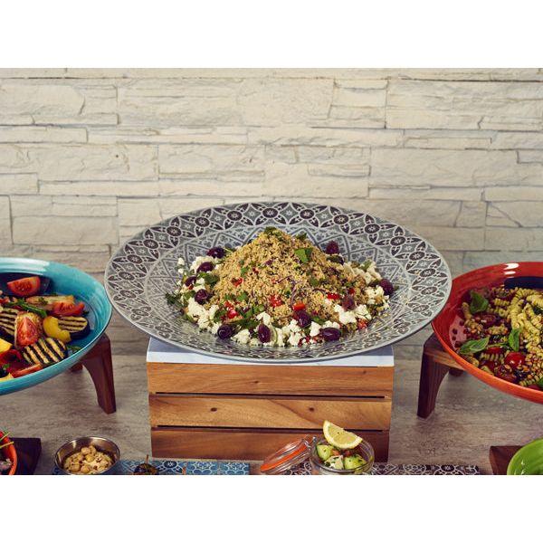 Grey Marrakesh Melamine Bowl 48 x 6cm - BESPOKE 77