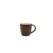 Miro grey reactive glaze porcelain mug 30cl