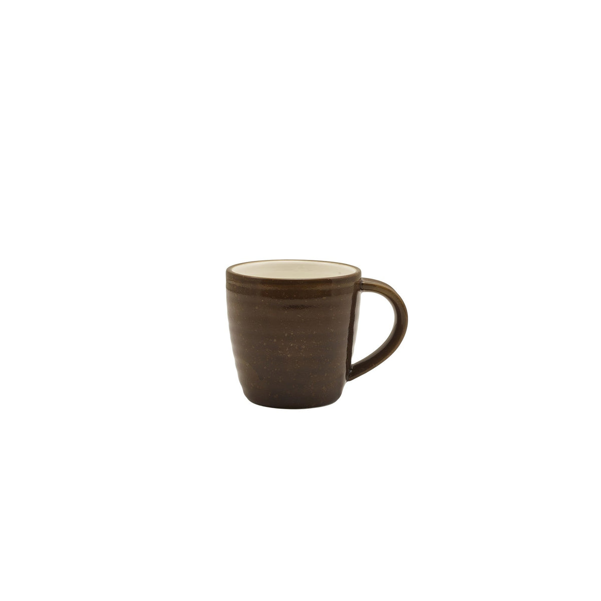 Miro grey reactive glaze porcelain mug 30cl