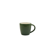 Miro green reactive glaze porcelain mug 30cl