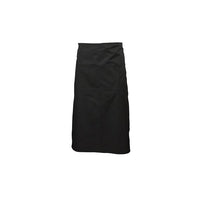 Black Waist Apron W/ Split Pocket 70cm Long - BESPOKE 77