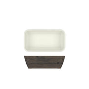 Oak/White New Haven Melamine GN1/3 Deep Dish 32.5 x 17.6 x 10cm - BESPOKE 77