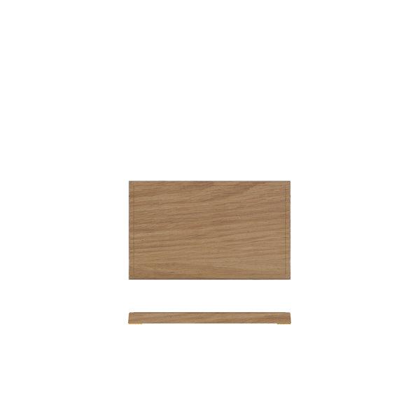 Light Oak/ White New Haven Melamine GN1/4 Slab 26.5 x 16.2cm - BESPOKE 77