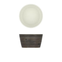 Oak/White New Haven Melamine Bowl 26.5 x 15cm - BESPOKE 77