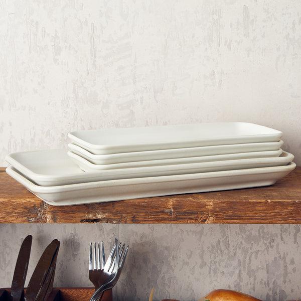 Terra Stoneware Antigo Barley Narrow Rectangular Platter 27 x 12.5cm - BESPOKE 77