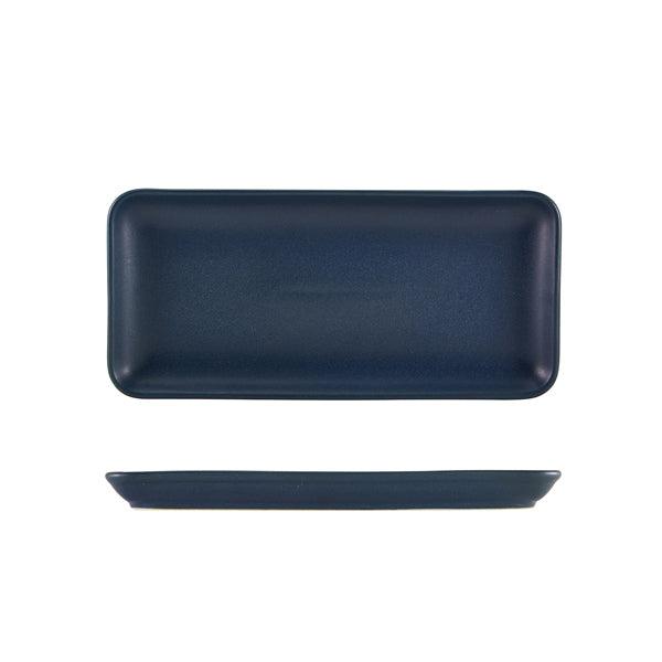 Terra Stoneware Antigo Denim Narrow Rectangular Platter 27 x 12.5cm - BESPOKE 77