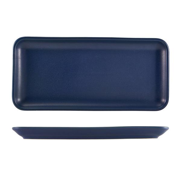 Terra Stoneware Antigo Denim Narrow Rectangular Platter 35 x 16.5cm - BESPOKE 77