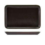 Terra Porcelain Black Rectangular Platter 30 x 20cm - BESPOKE 77