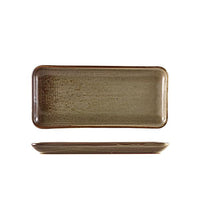 Terra Porcelain Grey Narrow Rectangular Platter 27 x 12.5cm - BESPOKE 77