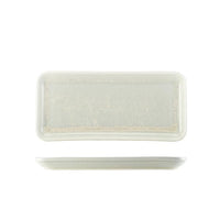 Terra Porcelain Pearl Narrow Rectangular Platter 27 x 12.5cm - BESPOKE 77
