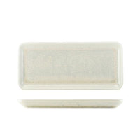Terra Porcelain Pearl Narrow Rectangular Platter 31 x 14cm - BESPOKE 77
