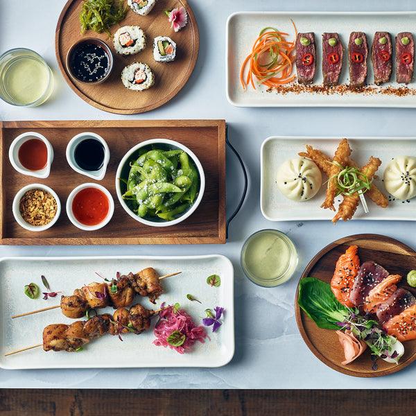 Terra Porcelain Pearl Narrow Rectangular Platter 31 x 14cm - BESPOKE 77