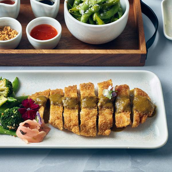 Terra Porcelain Pearl Narrow Rectangular Platter 31 x 14cm - BESPOKE 77