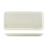Terra Porcelain Pearl Narrow Rectangular Platter 36 x 16.5cm - BESPOKE 77