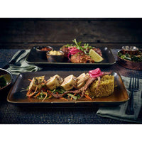 Terra Porcelain Rustic Copper Rectangular Platter 30 x 20cm - BESPOKE 77