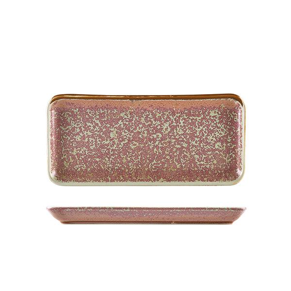 Terra Porcelain Rose Narrow Rectangular Platter 27 x 12.5cm - BESPOKE 77